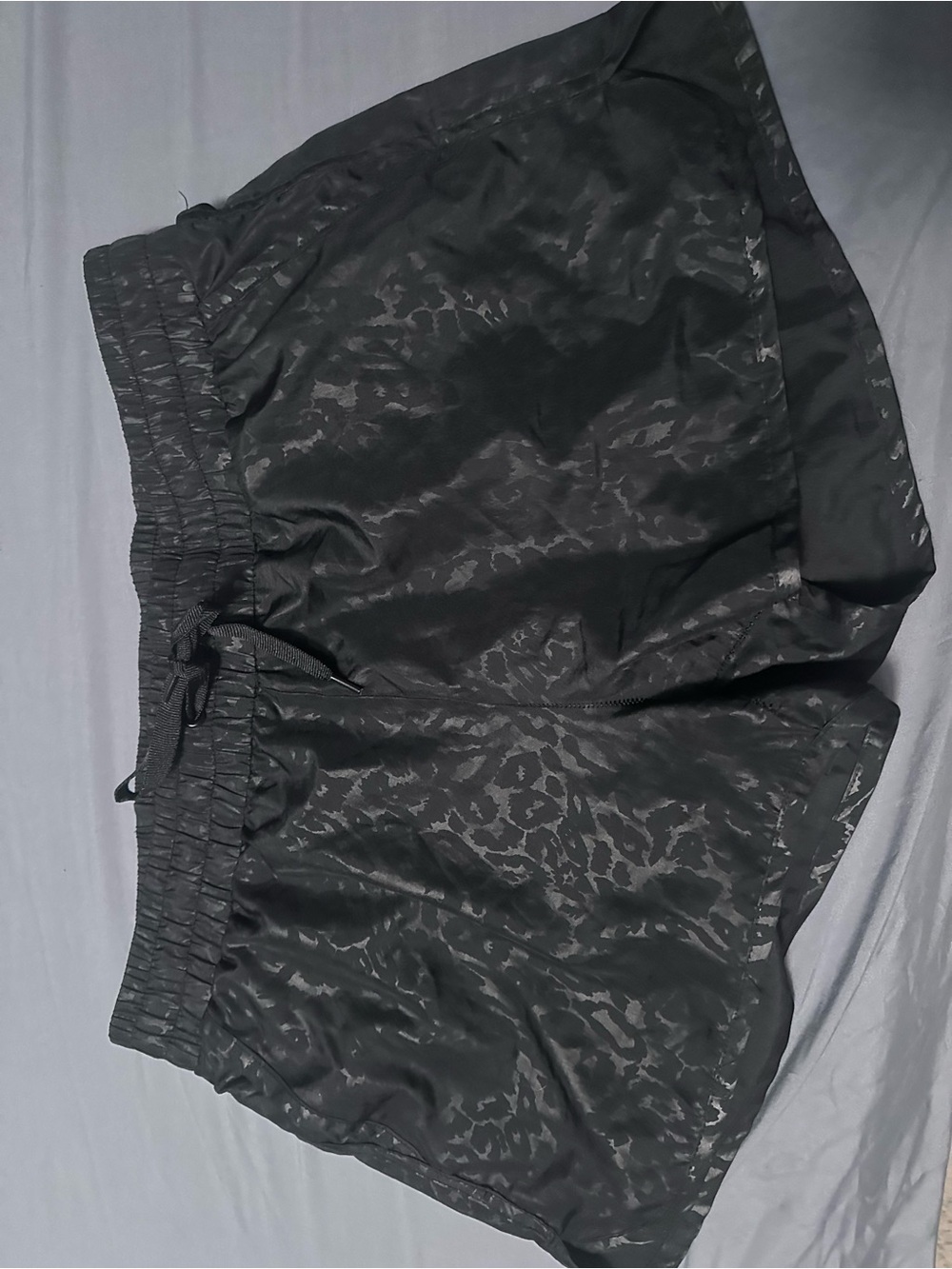 ZYIA Black Jacquard Women's Athletic Shorts